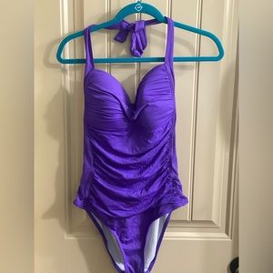 La Blanca size 12 one piece bathing suit